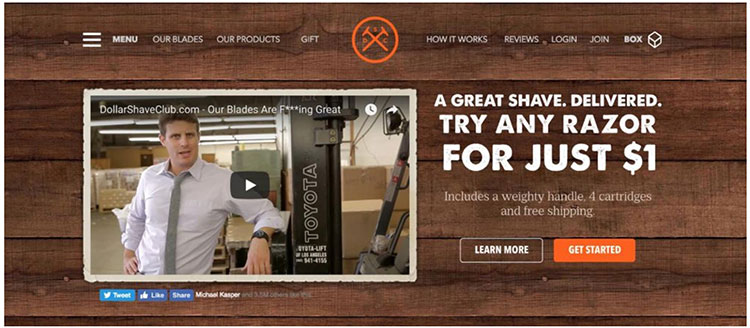 Dollar Shave Club has been using the same video since it first went viral. It works for them because it aligns with audience expectations. 