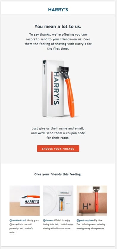 Events marketing how-to: here's an events email template example from harry's