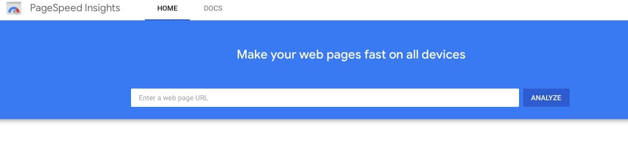 Google Developers speed checker - examples of how to improve rankings on your website