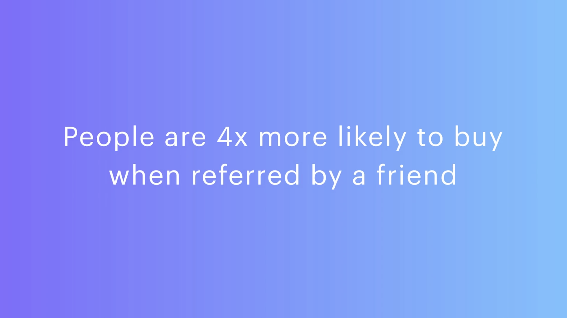Email Minute #20: Examples of referral emails and referral email success from Shane Phair: People are 4x more likely to buy when referred by a friend