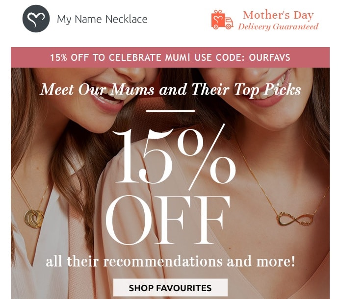 mother's day newsletter example