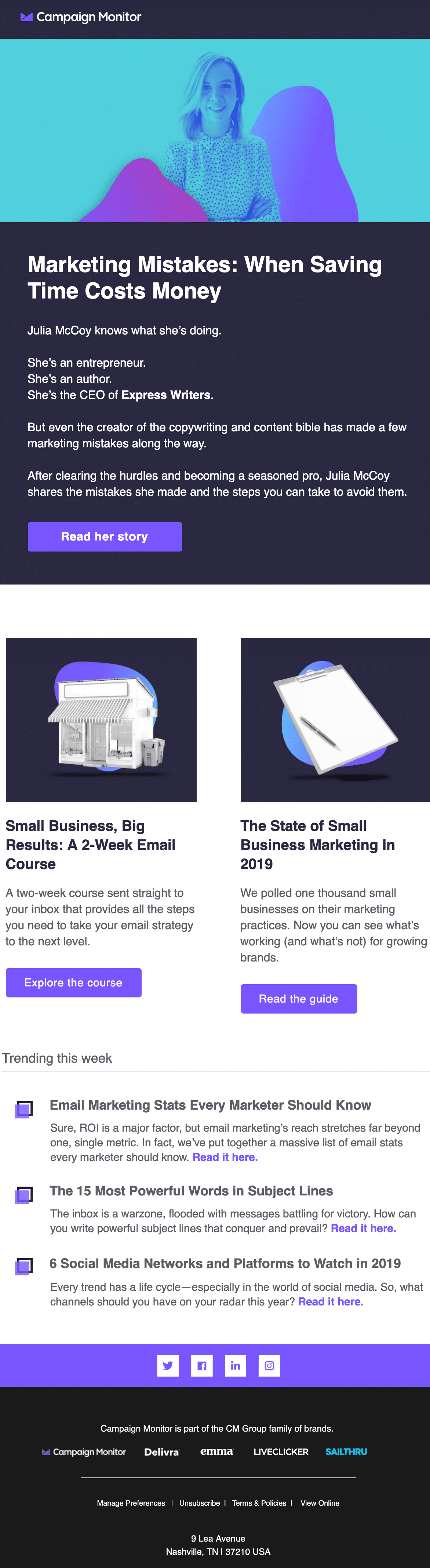 35 Best Email Newsletter Examples We Ve Ever Seen Campaign Monitor 35 Best Email Newsletter Examples We Ve Ever Seen Campaign Monitor