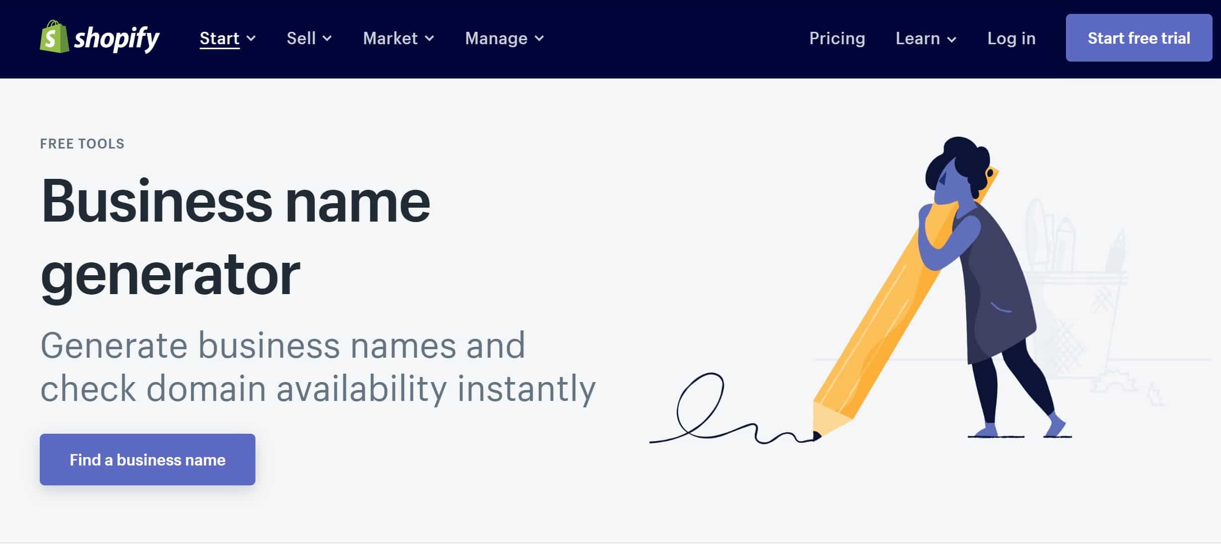 A free tool like this business name generator can serve as an awesome lead generator.