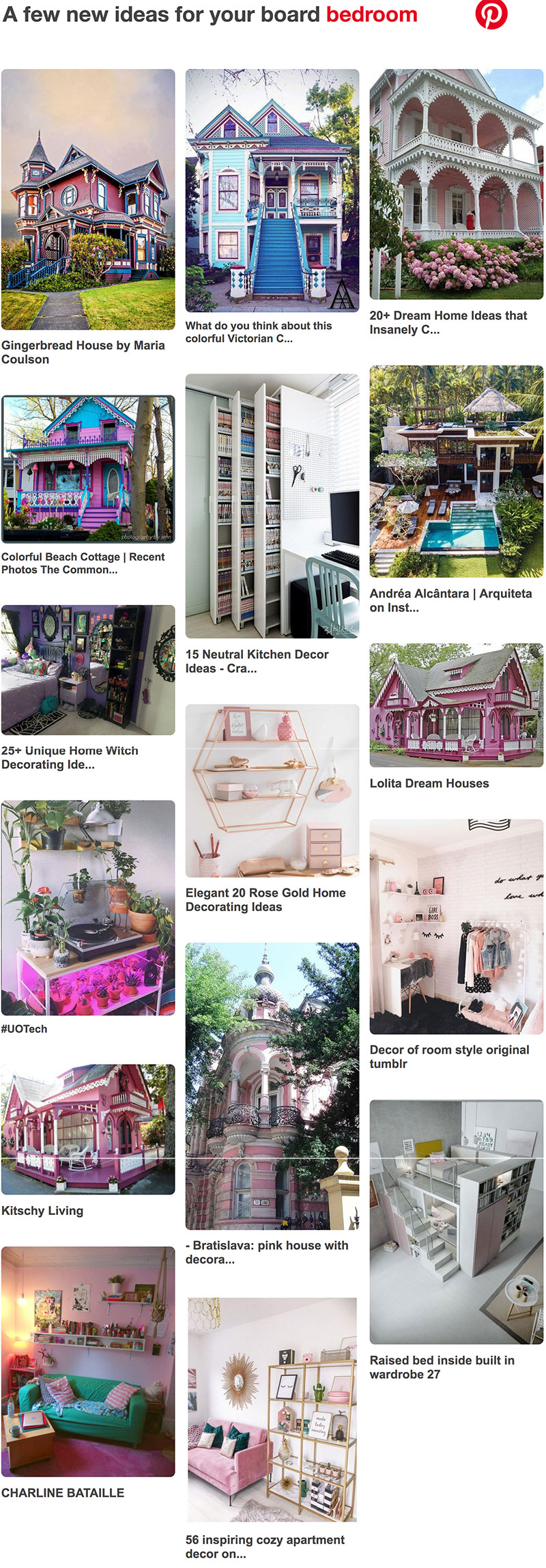 This segmented email example from Pinterest shows recommendations based on customer behavior, which is a great example of email list marketing.