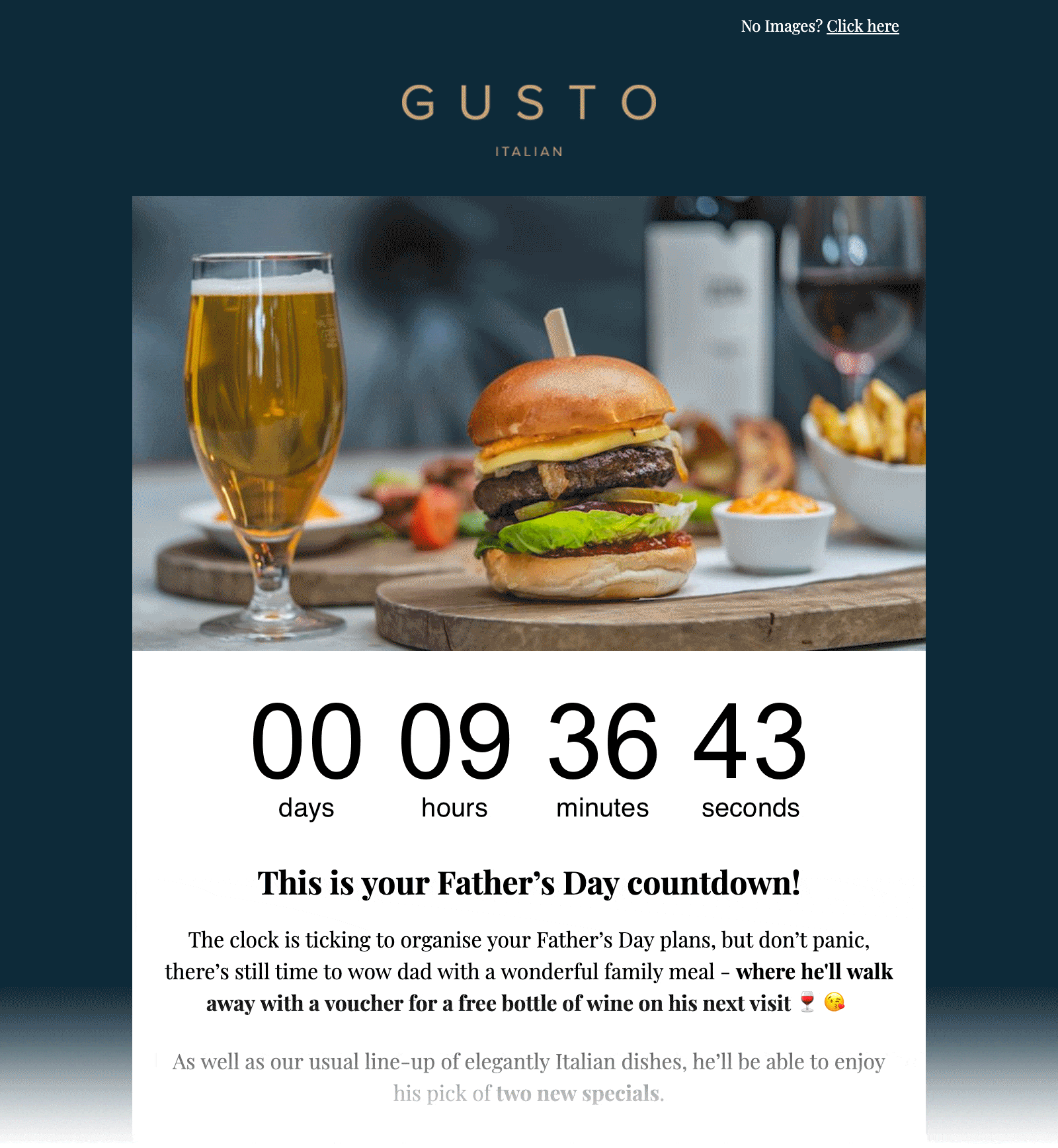 This email from Gusto uses Countdown to great effect. They add urgency and see great results from their email marketing.
