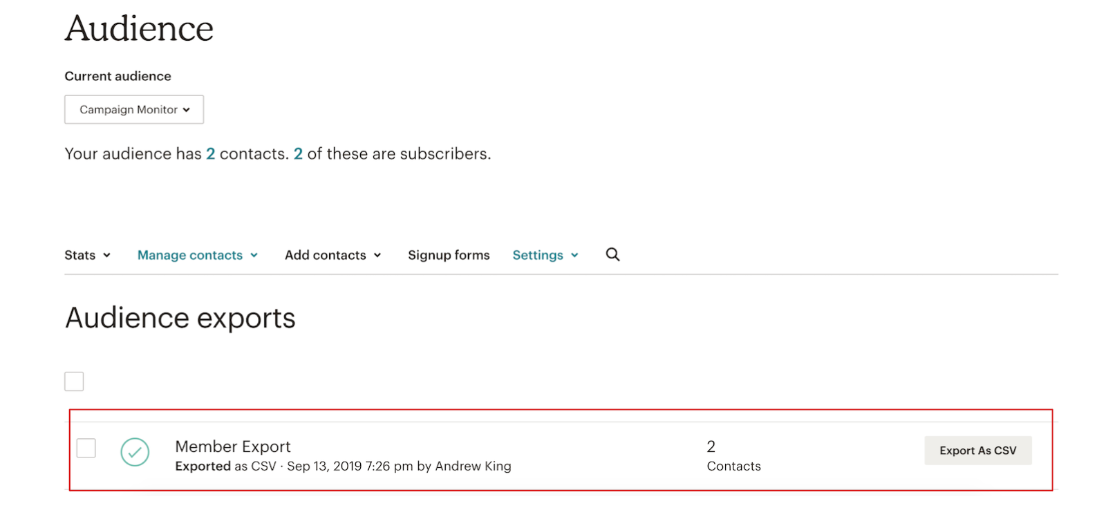 send campaign to multiple audiences mailchimp