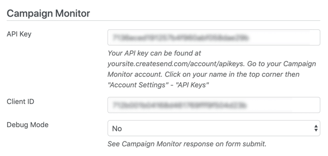 How to create a Campaign Monitor signup form directly in the site.