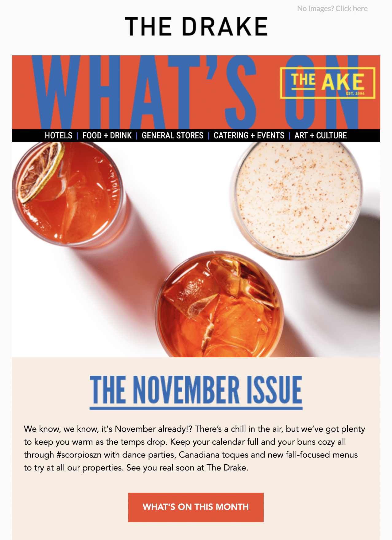 The Drake November newsletter