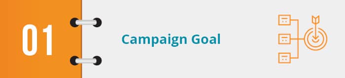 email campaign goal graphic