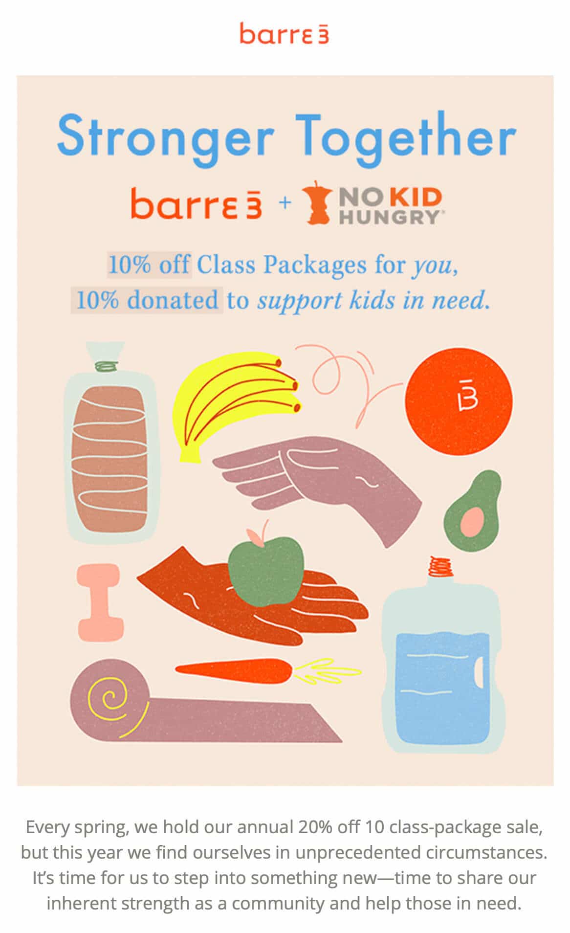 barre3 commits to helping those in need during the crisis, even while doors are closed