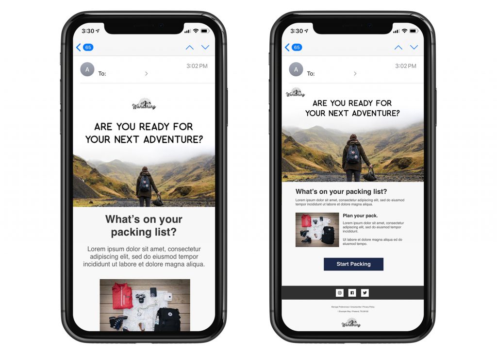 responsive email design examples