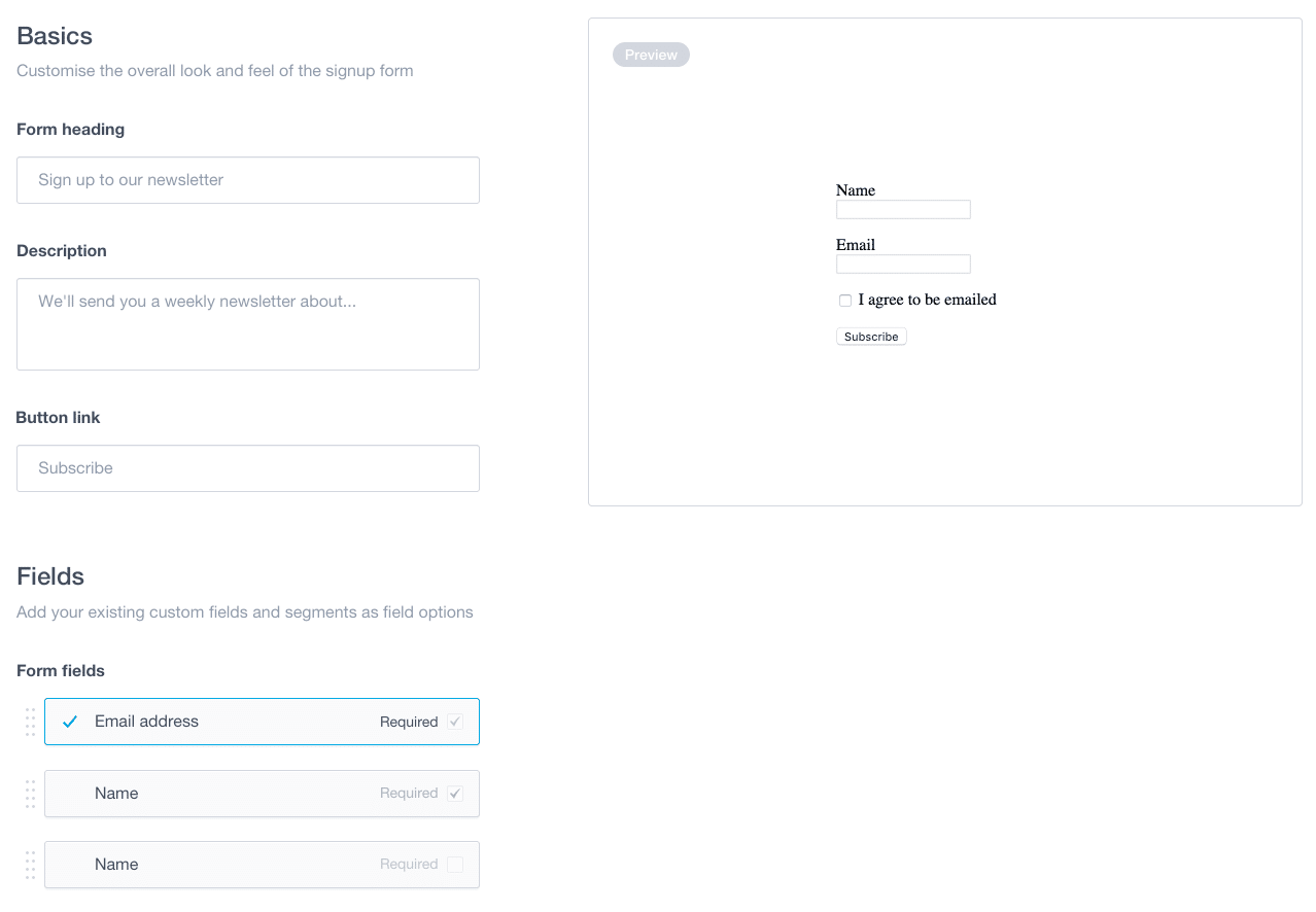 Create a Custom Signup Form with Campaign Monitor