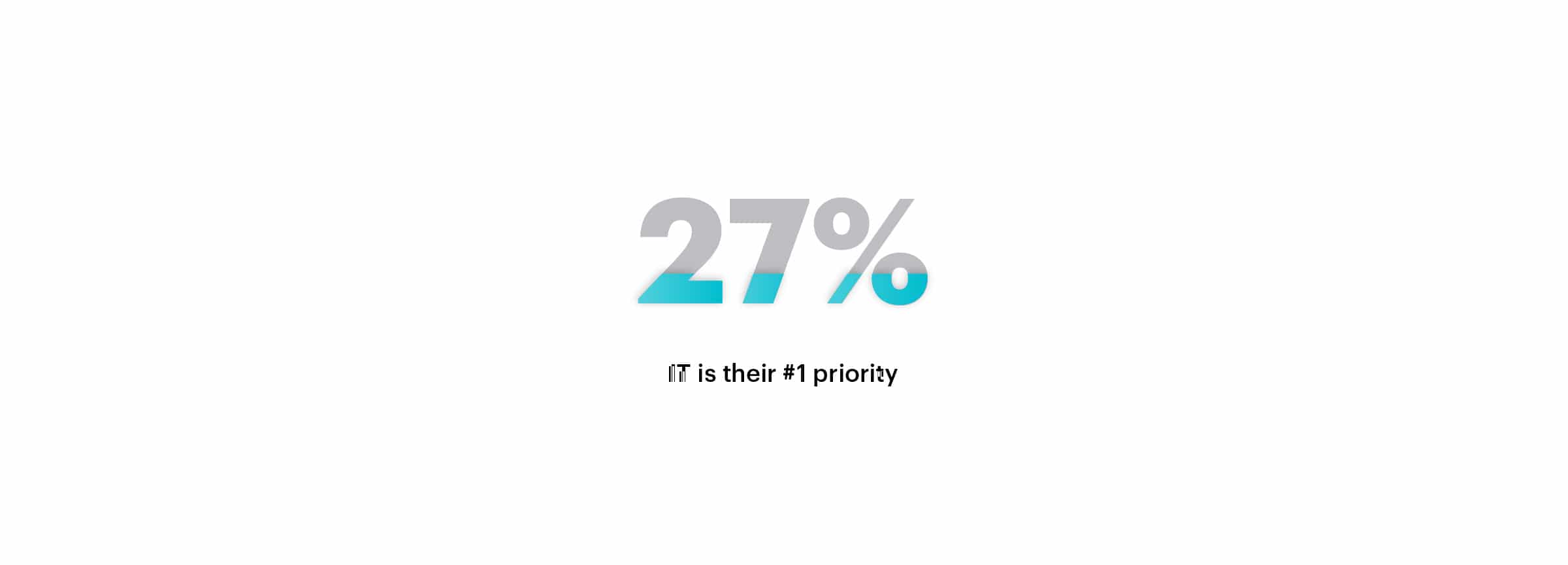 275 ecommerce shop owners say IT is their #1 priority.