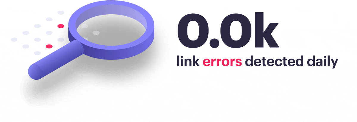 the number of email link errors we've detected is growing fast.