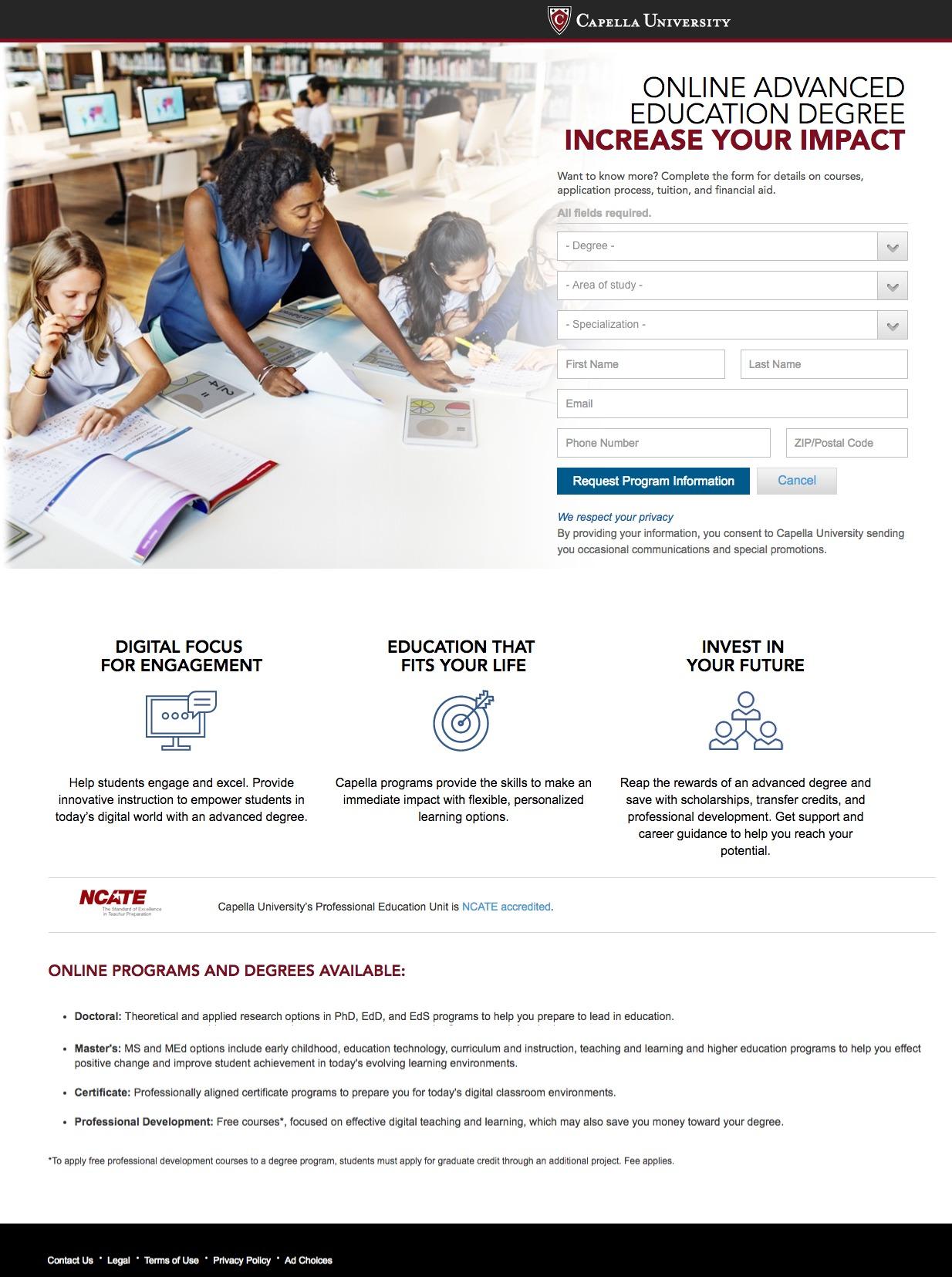 Capella-landing-page-example