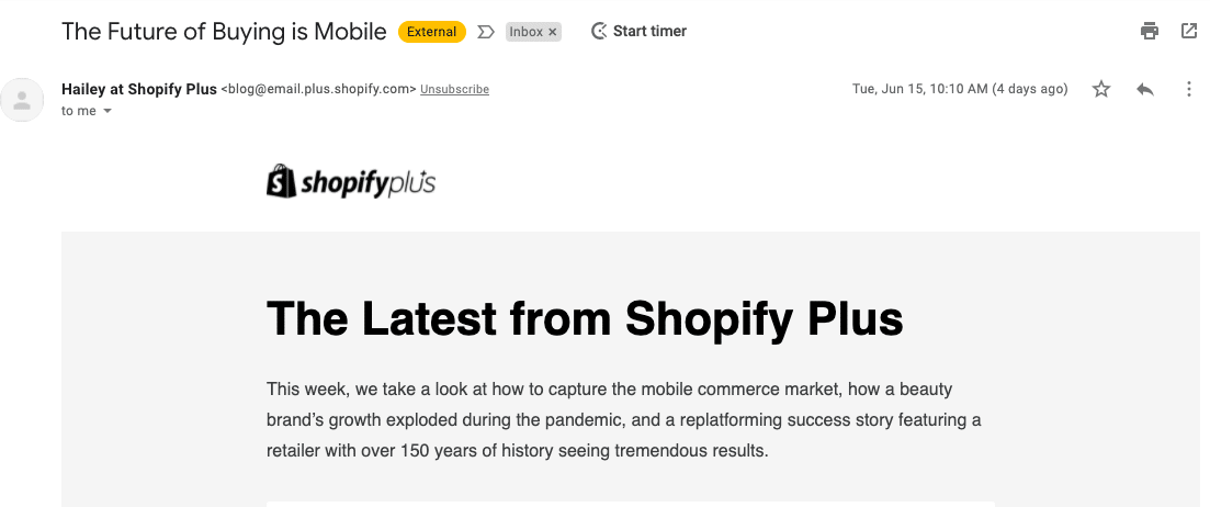 shopify-email example
