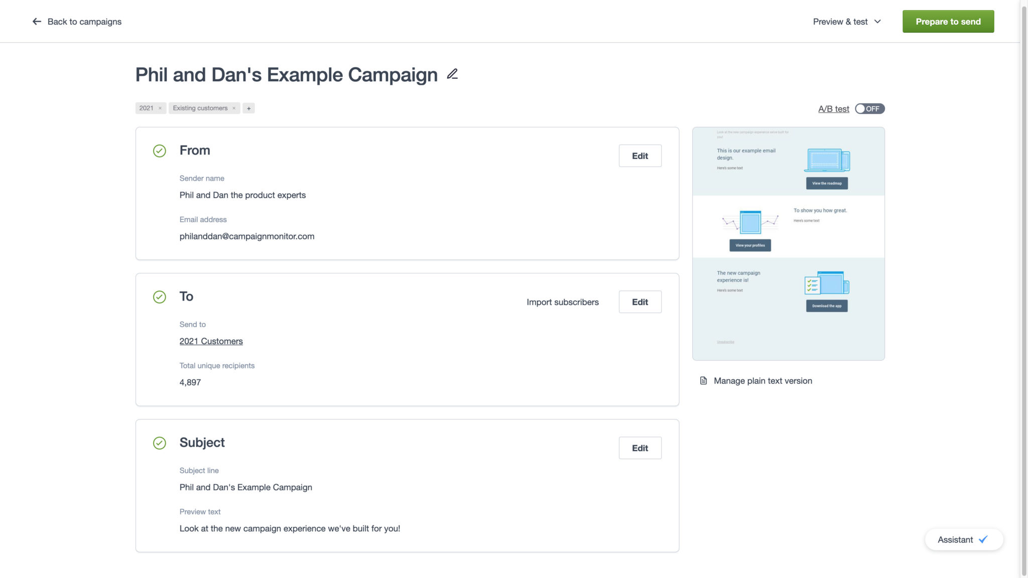 The Campaign Monitor Experience Improved Campaign Monitor