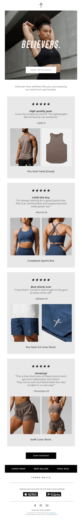nurture sequence 5-star reviews