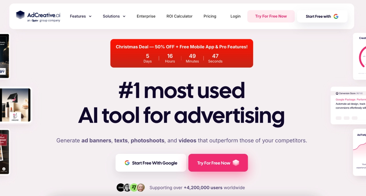 adcreative ai homepage