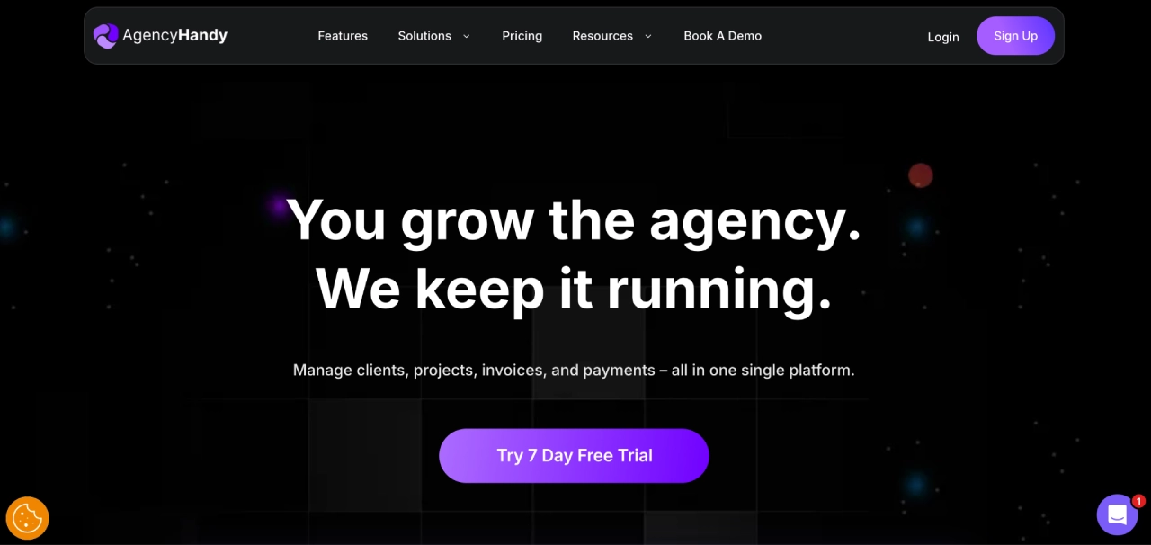 agencyhandy homepage