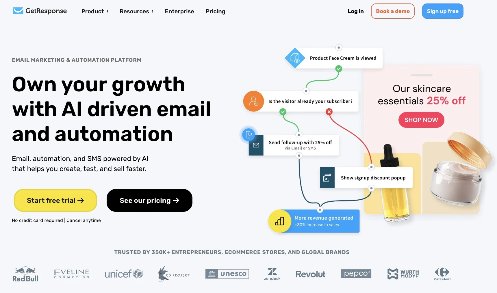 GetResponse - Complete solution for sales funnels, webinar hosting, and lead generation