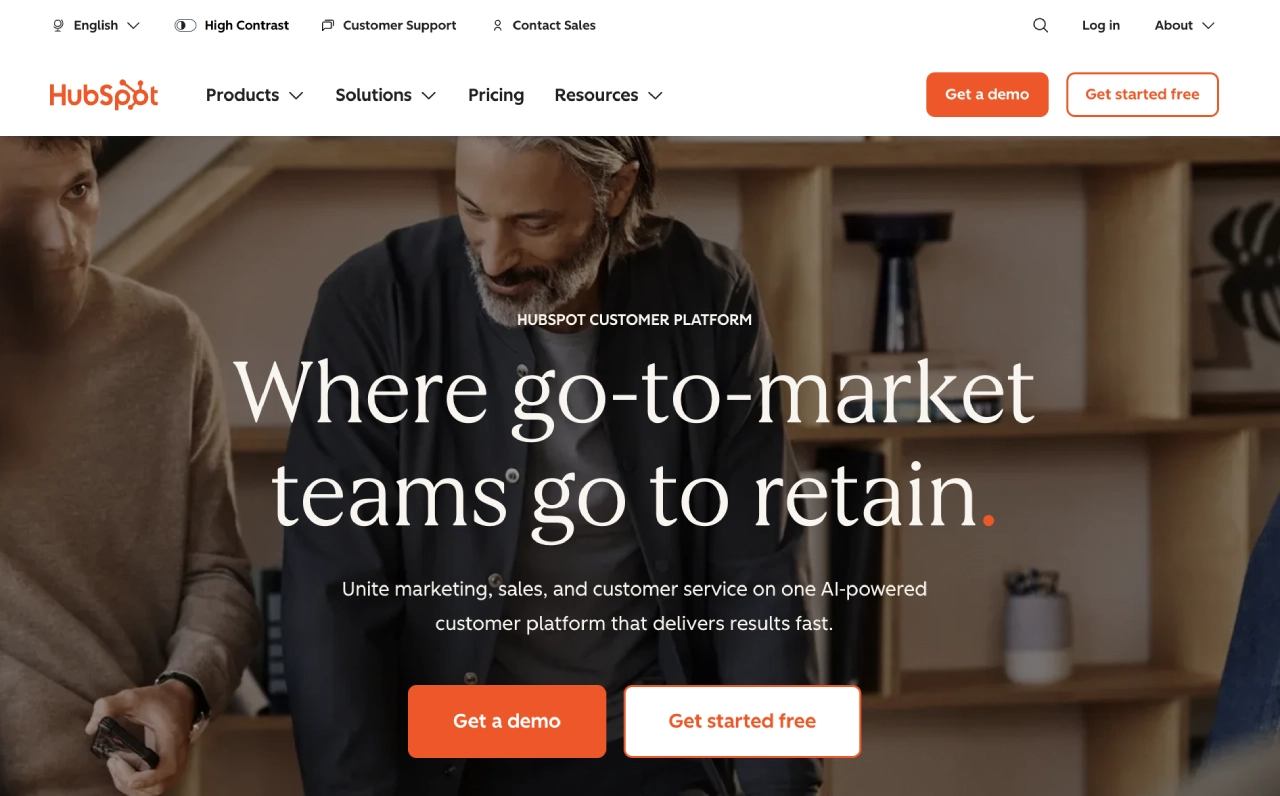 hubspot crm marketing automation