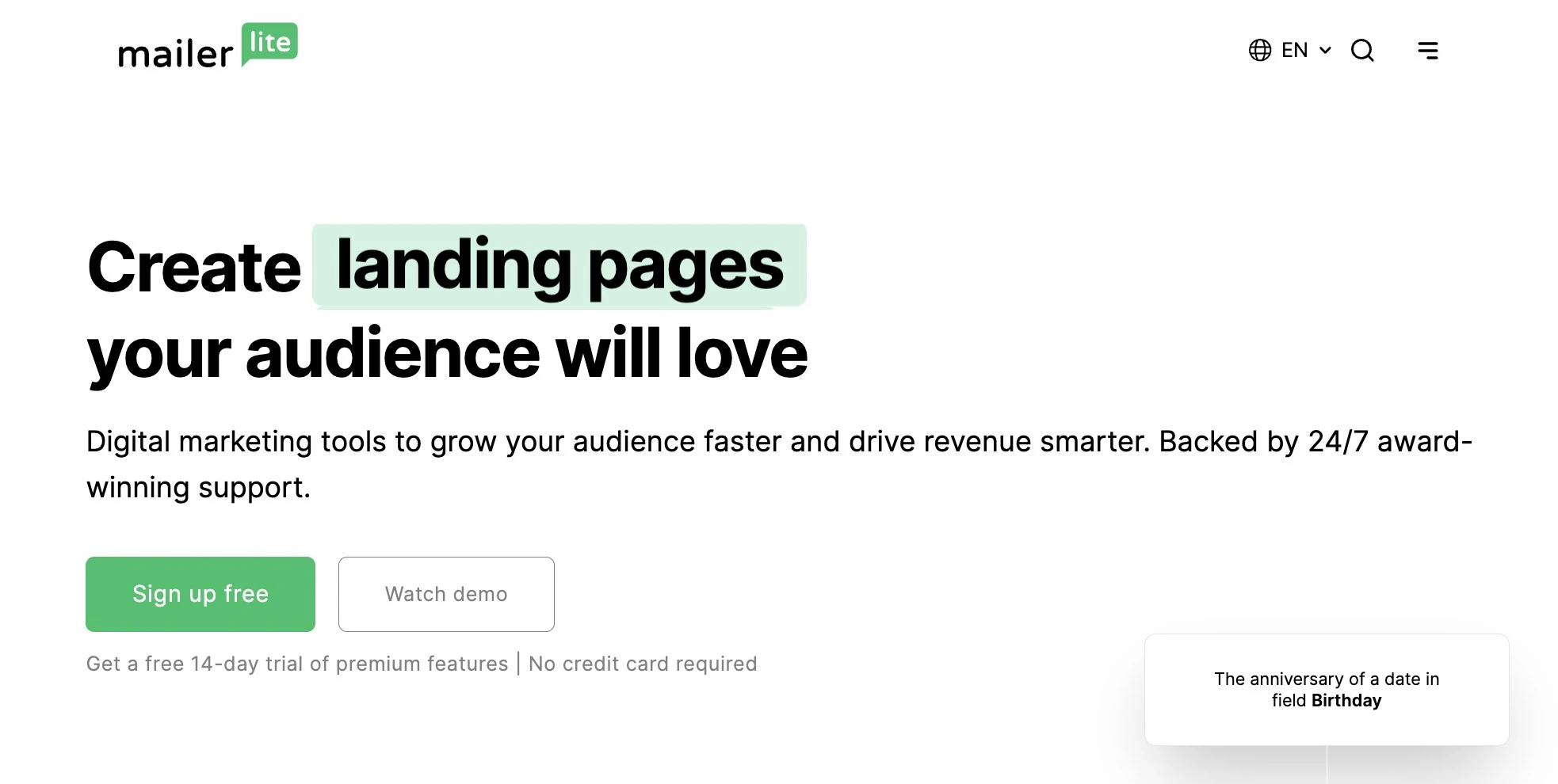 MailerLite - Great value for simplicity, affordable scaling, and beginner-friendly design