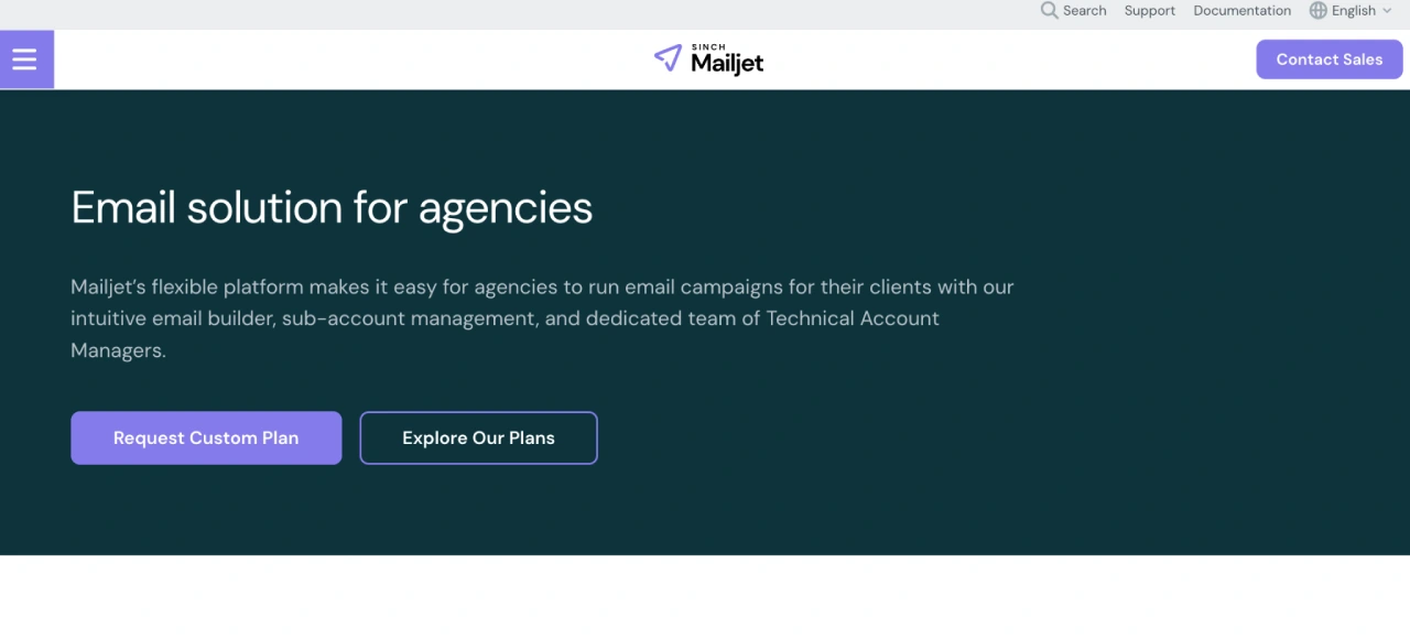 mailjet homepage updated