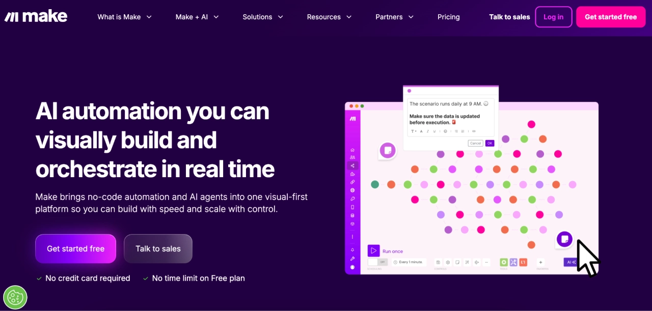 make formerly integromat homepage