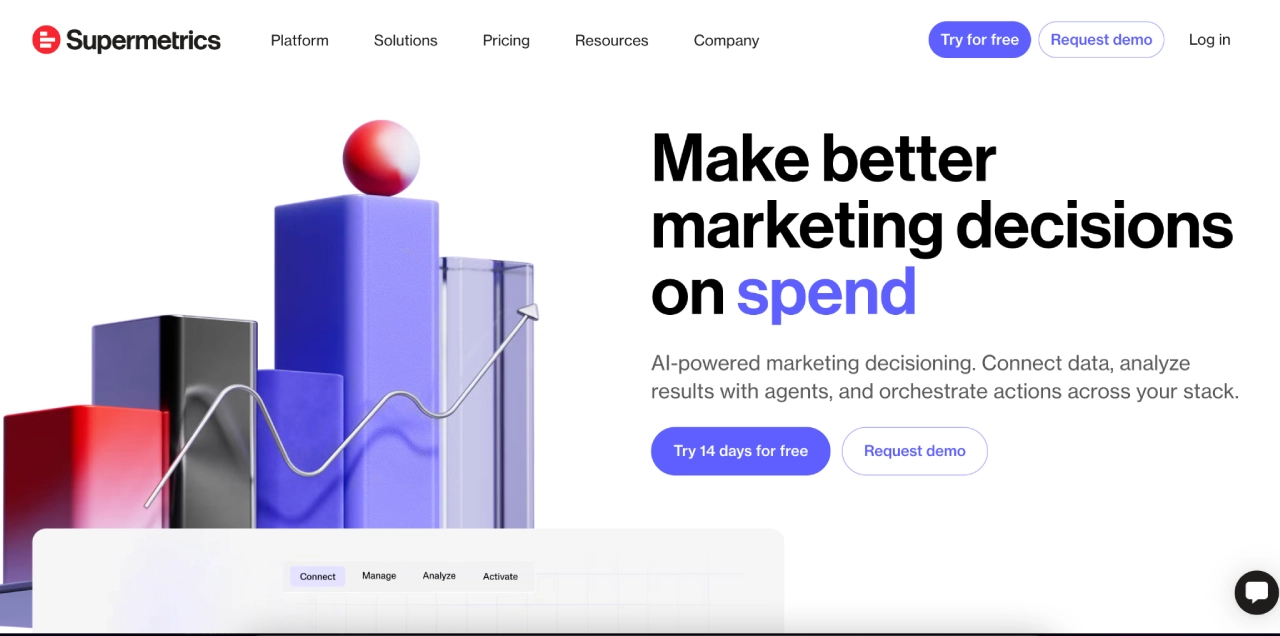 supermetrics homepage