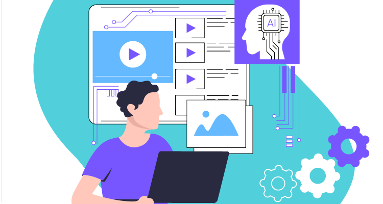 Illustration of marketers driving scalable marketing growth through optimized email campaigns and data-driven insights.